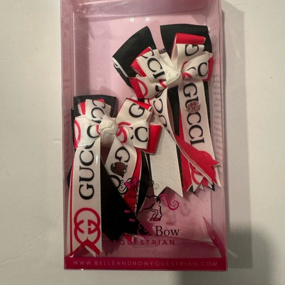 Belle & Bow Equestrian Guccie Show Bows - Picture 2 of 3